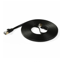 Gold plug RJ45 cat7 SSTP flat patch cable